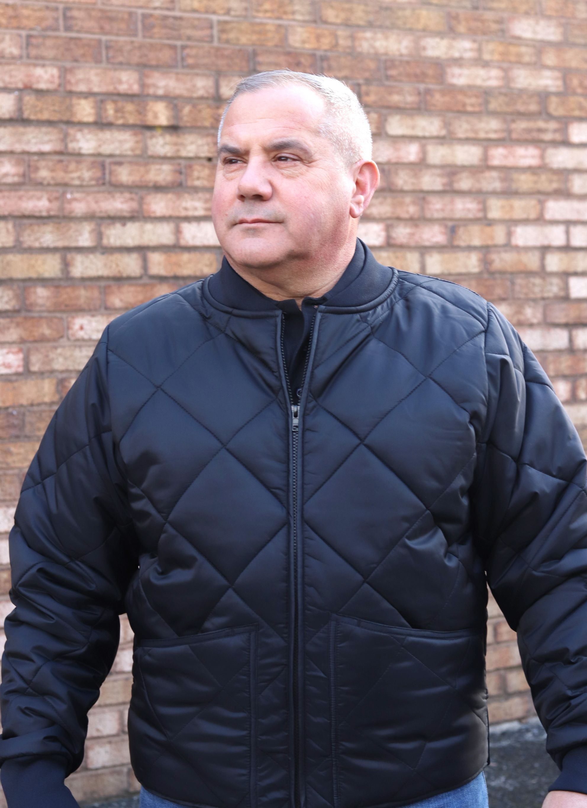 Quilted bomber jacket elbeco